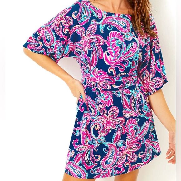 Lilly Pulitzer Parigi Romper Size Small EUC - Picture 1 of 2